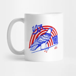 4th of July Eagle, Flag, USA, Stars & Stripes, Patriotic Mug